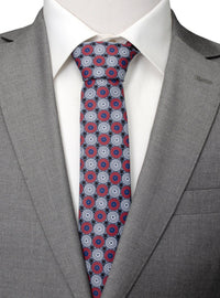 Corbata gris de Captain America para hombre