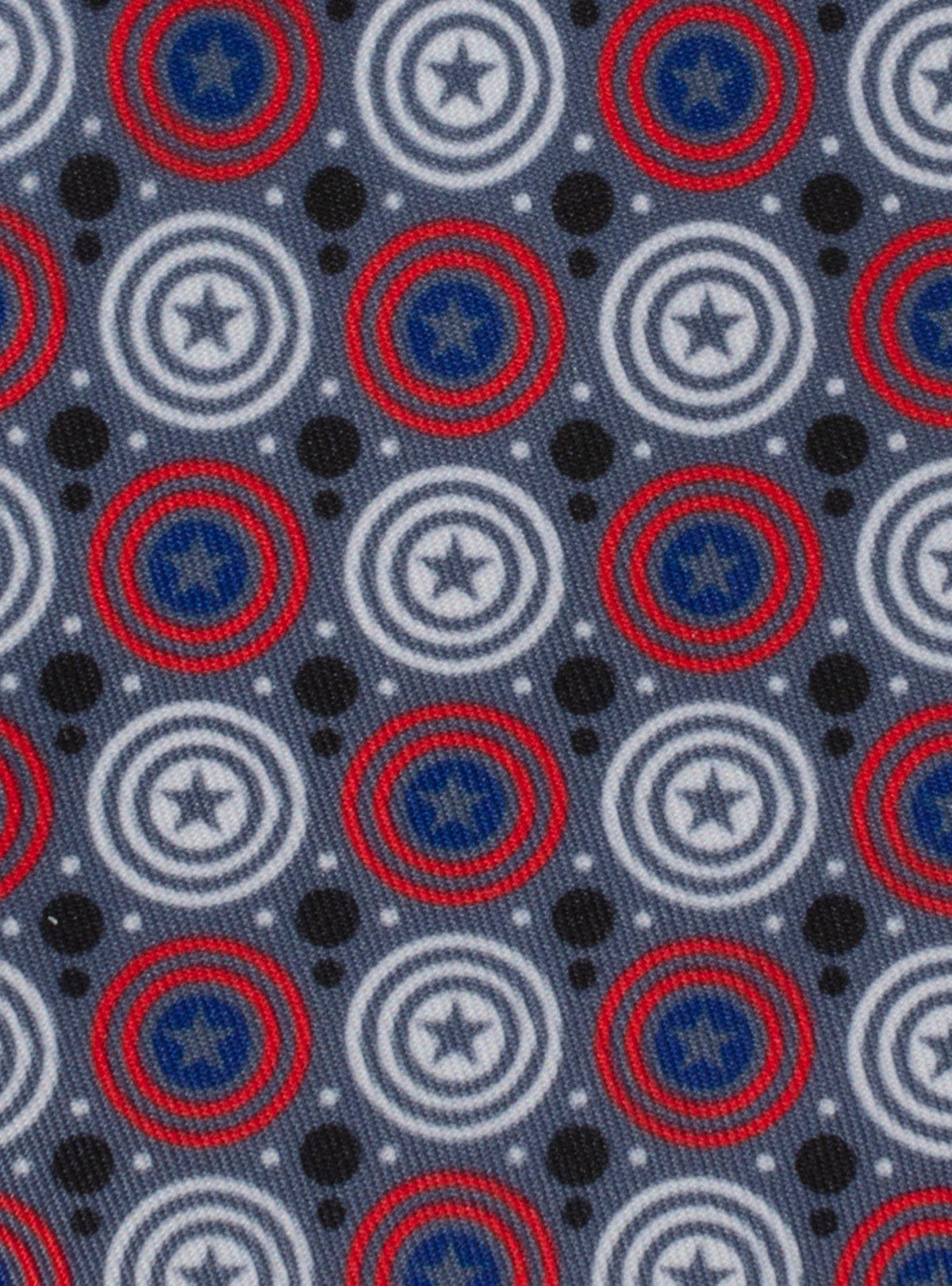 Corbata gris de Captain America para hombre