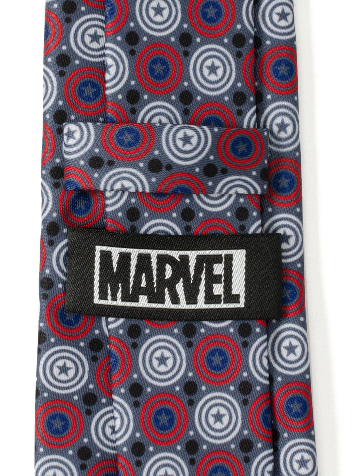 Corbata gris de Captain America para hombre