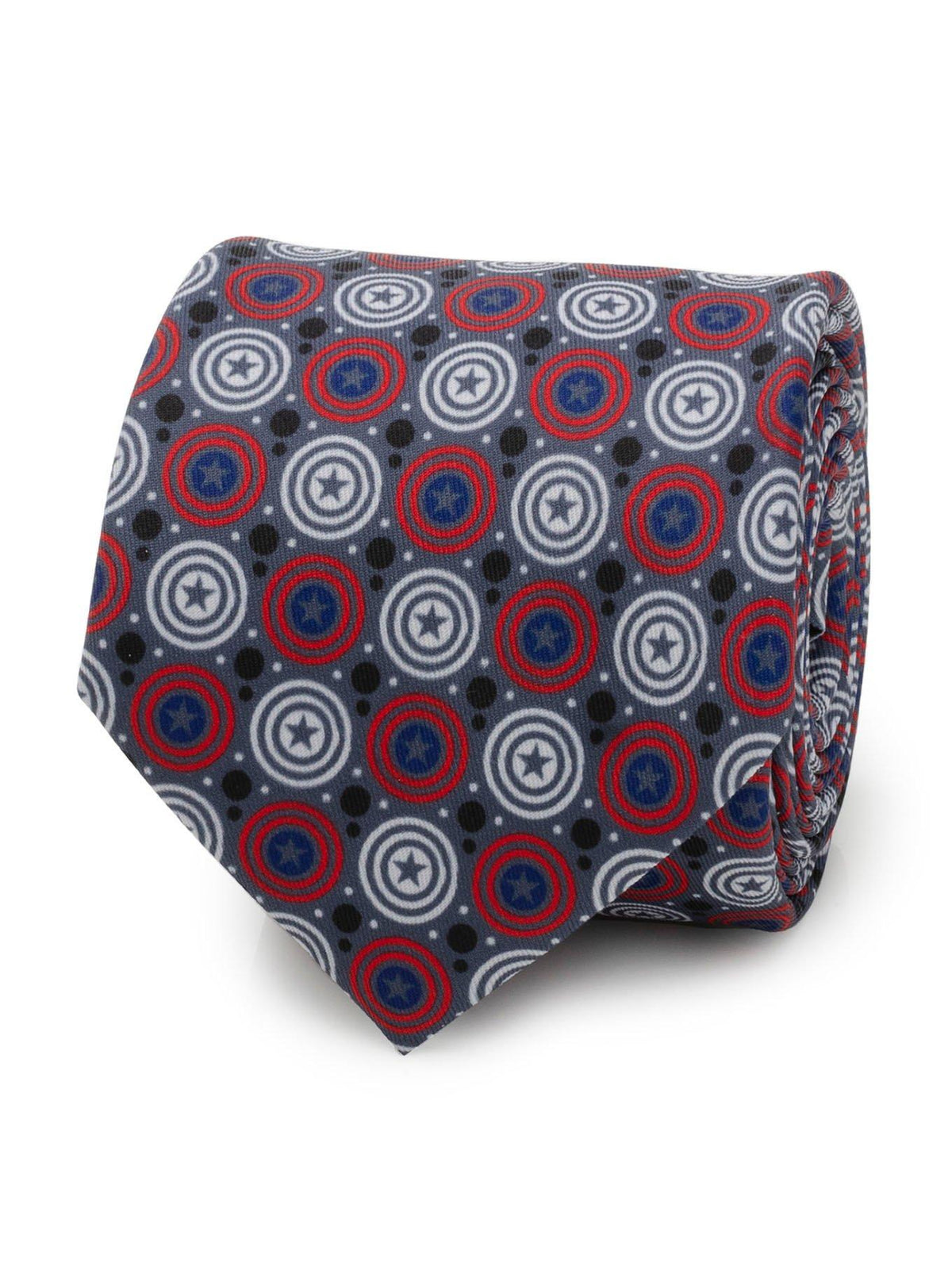 Corbata gris de Captain America para hombre