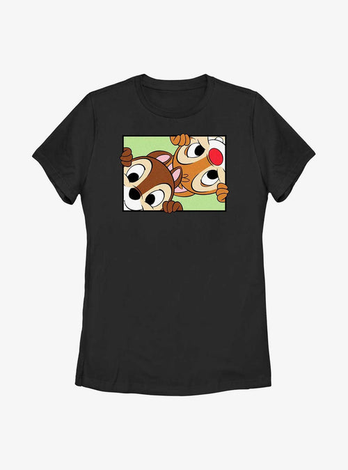 Polera de mujer Disney Chip 'n Dale Peek Box