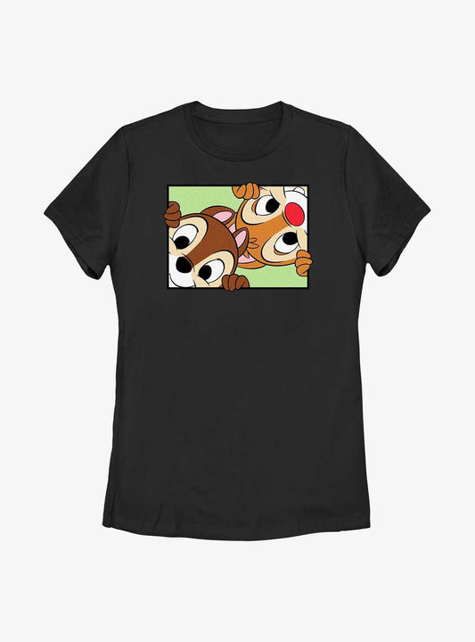 Polera de mujer Disney Chip 'n Dale Peek Box