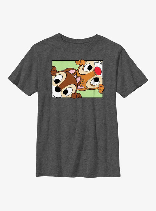 Polera juvenil Disney Chip 'n Dale Peek Box