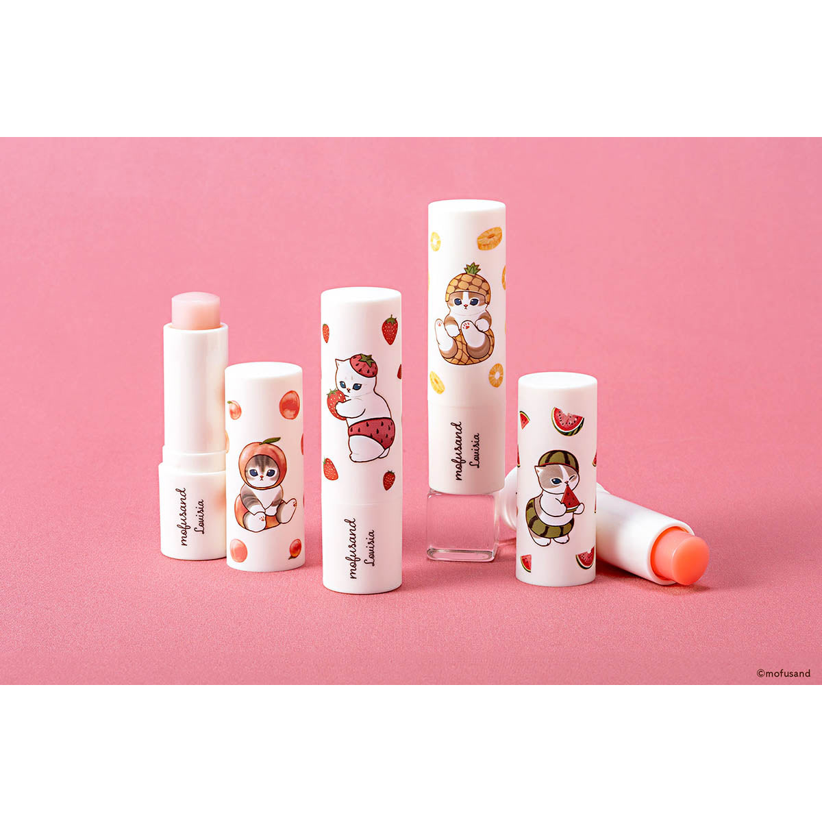 Bálsamo labial mofusand Gatito Sandía