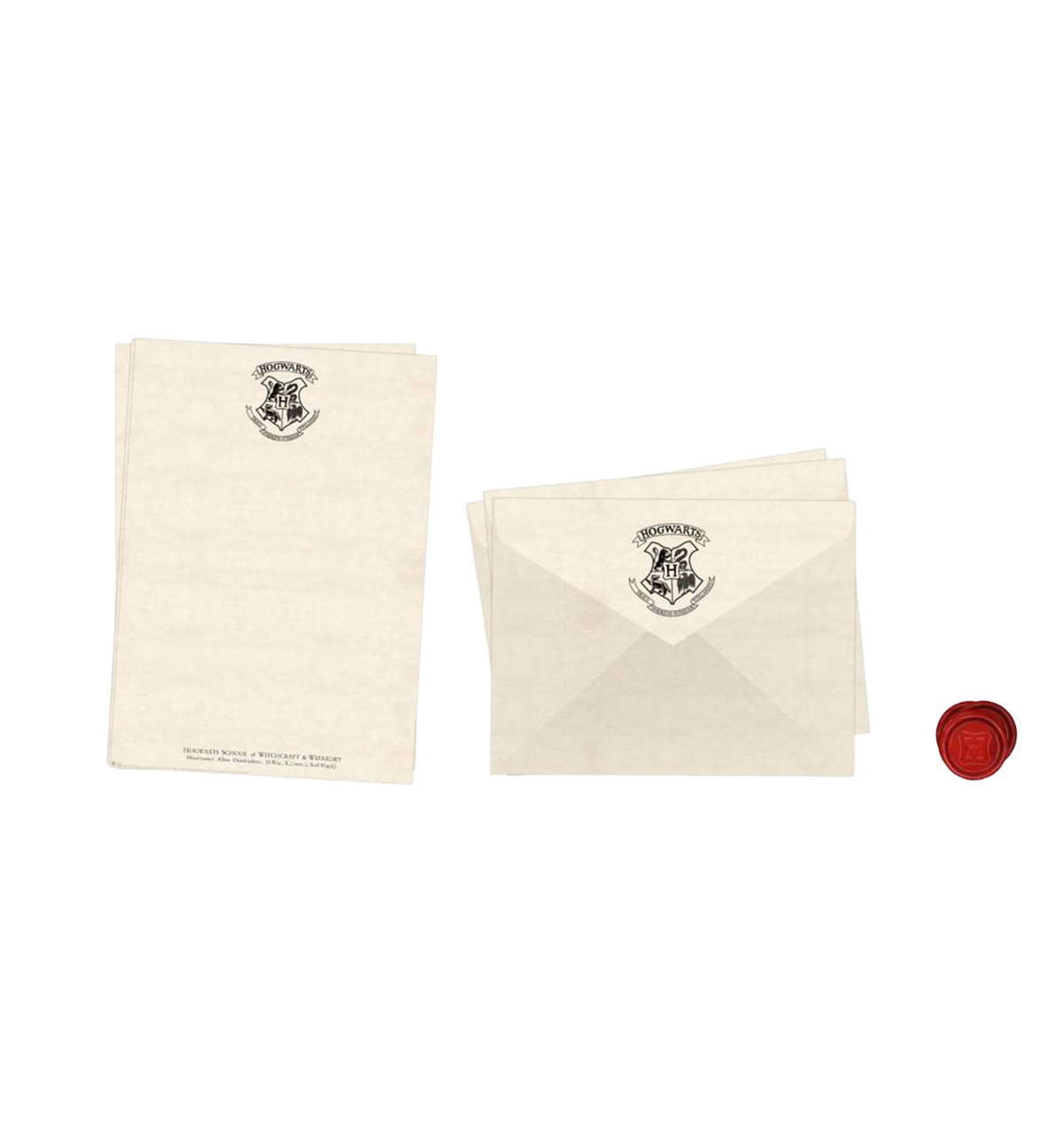 Set de cartas de admisión a Hogwarts