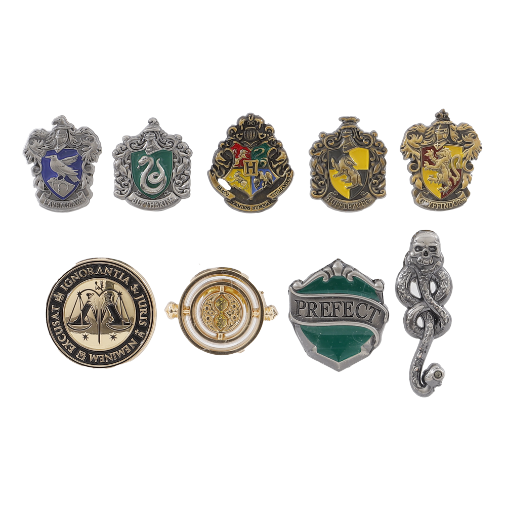 Set completo de pines Emblema de Hogwarts