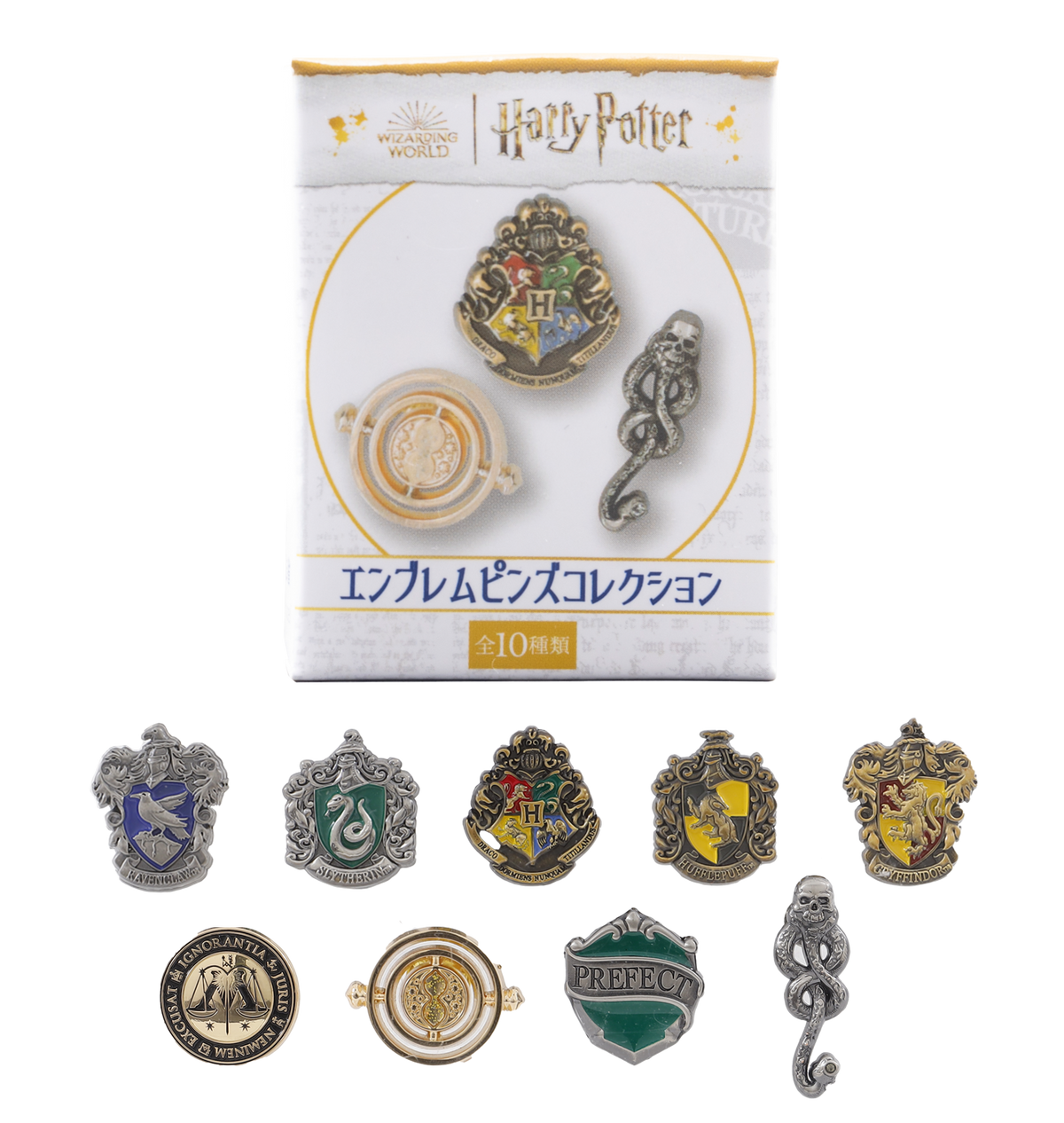 Set completo de pines Emblema de Hogwarts