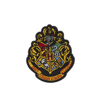 Set completo de broches bordados de Hogwarts