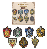 Set completo de broches bordados de Hogwarts