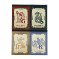 Set de 4 blocs de notas de las casas de Hogwarts