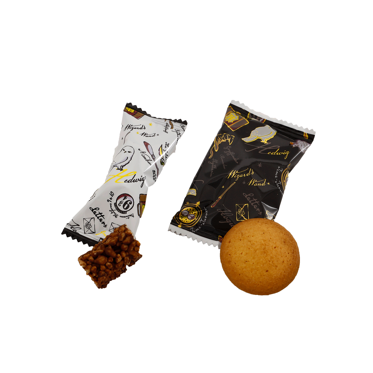 Set de 2 latas de galletas Hedwig y Nimbus 2000