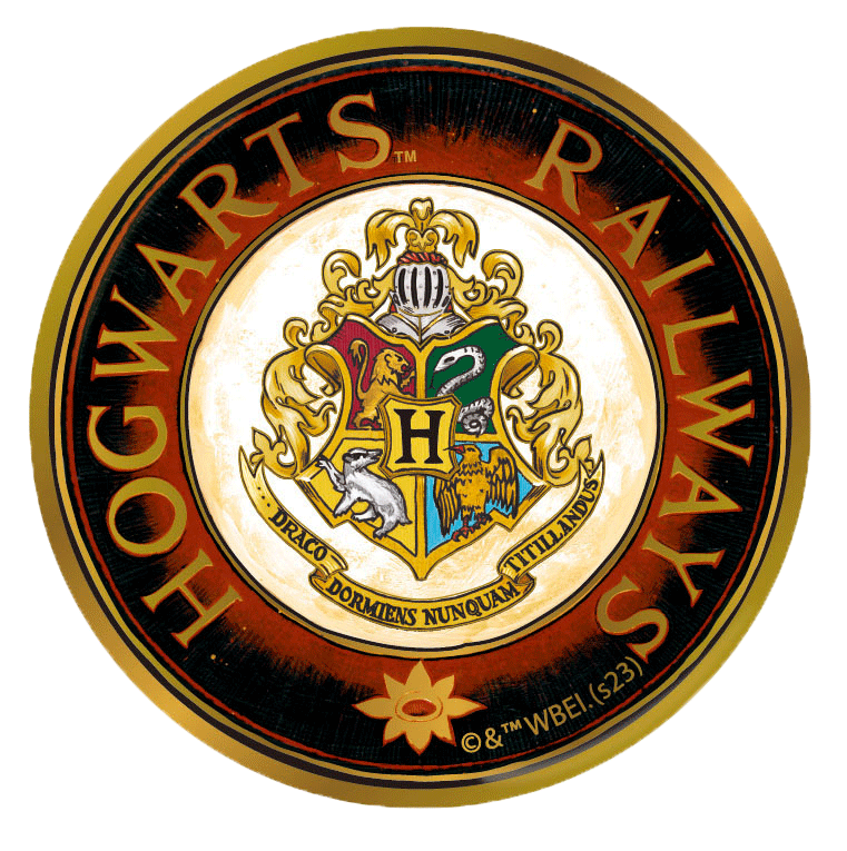 Set completo de pines dorados de Hogwarts