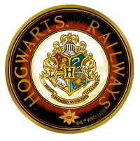 Set completo de pines dorados de Hogwarts