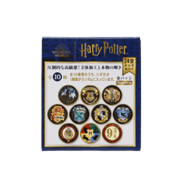 Set completo de pines dorados de Hogwarts