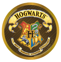 Set completo de pines dorados de Hogwarts