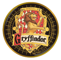 Set completo de pines dorados de Hogwarts
