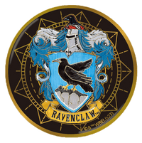 Set completo de pines dorados de Hogwarts