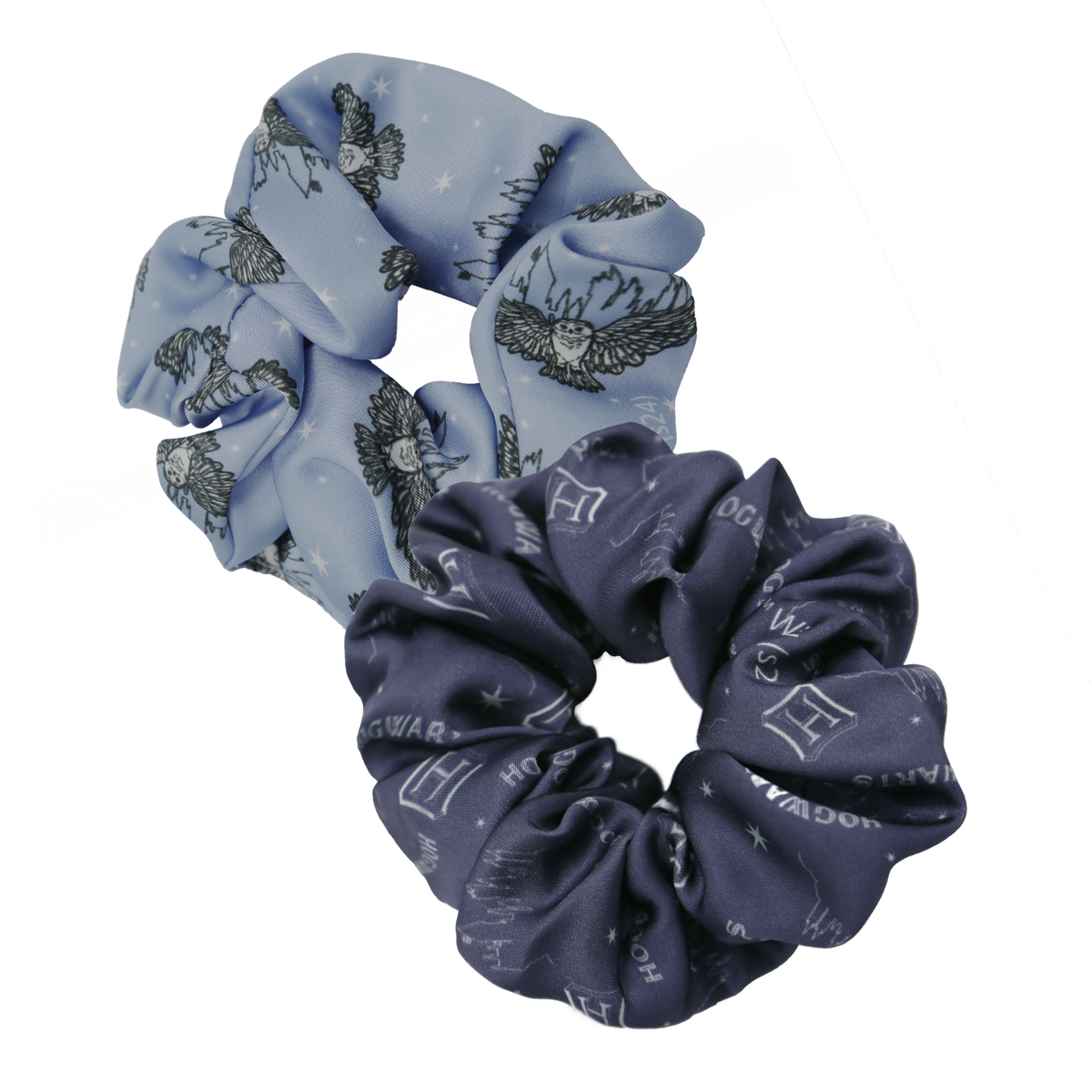 Set de scrunchies Hogwarts con Hedwig