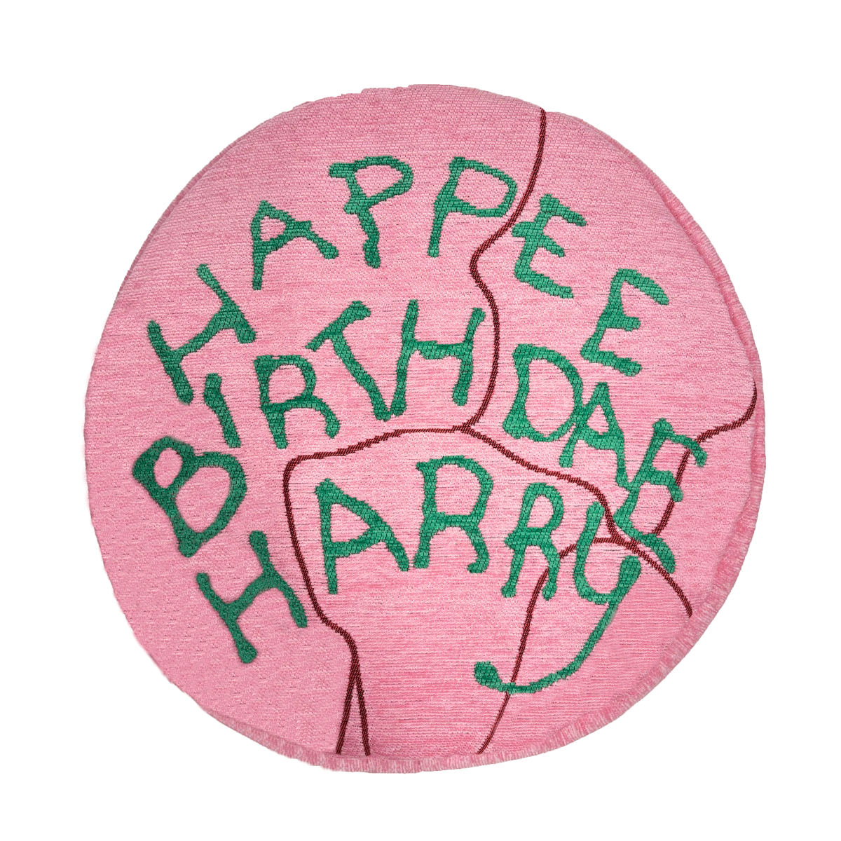 Cojín troquelado de cumpleaños de Harry