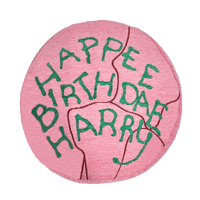 Cojín troquelado de cumpleaños de Harry