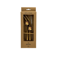 Set de bombillas Hufflepuff con emblema
