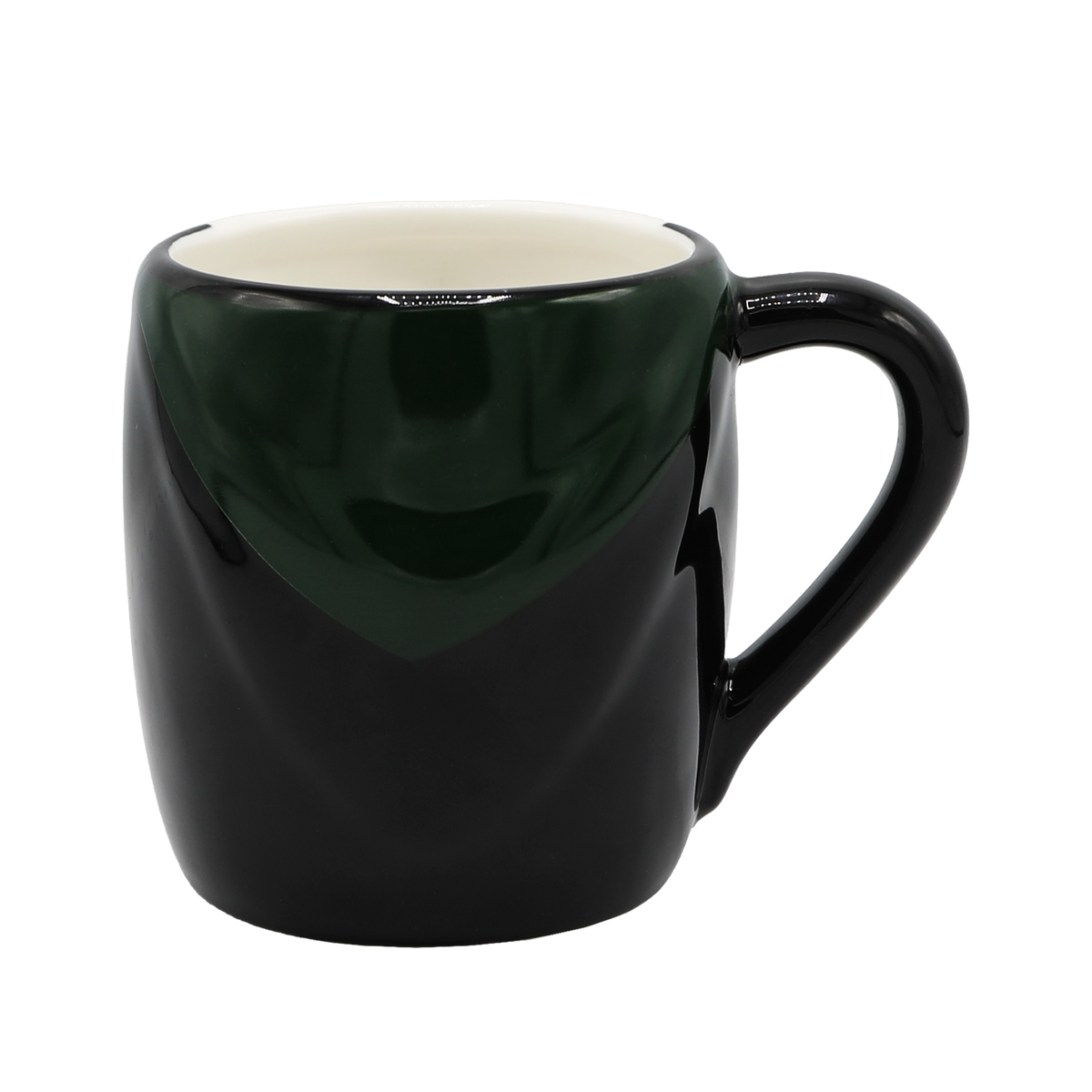 Taza Slytherin con diseño de corbata