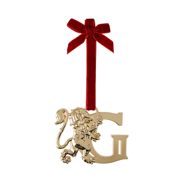 Adorno de árbol “G” de Gryffindor