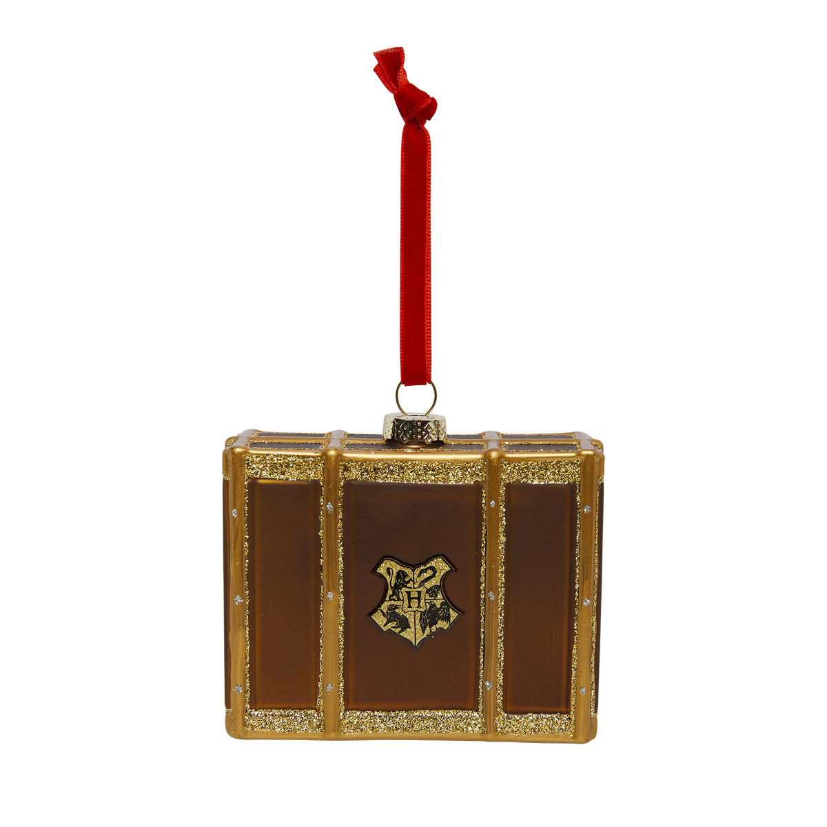 Adorno de vidrio Baúl de Hogwarts