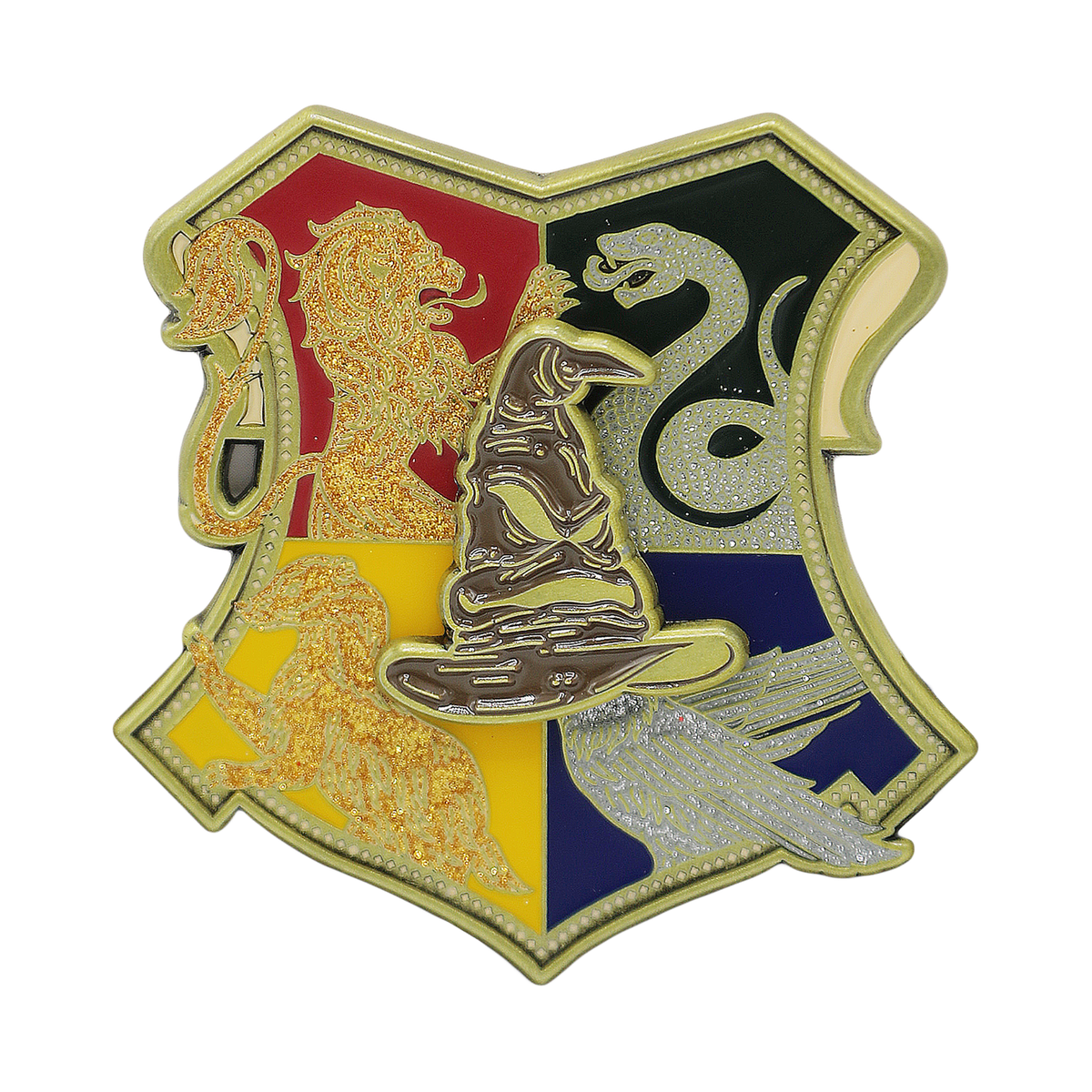 Pin giratorio del escudo de Hogwarts