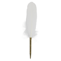 Bolígrafo de Pluma Blanca de Hogwarts