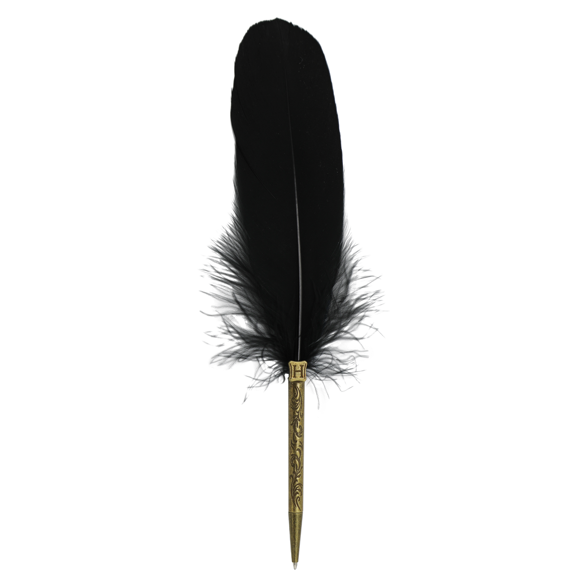 Bolígrafo Hogwarts de Pluma Negra