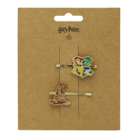 Set de 2 pinches con escudo de Hogwarts