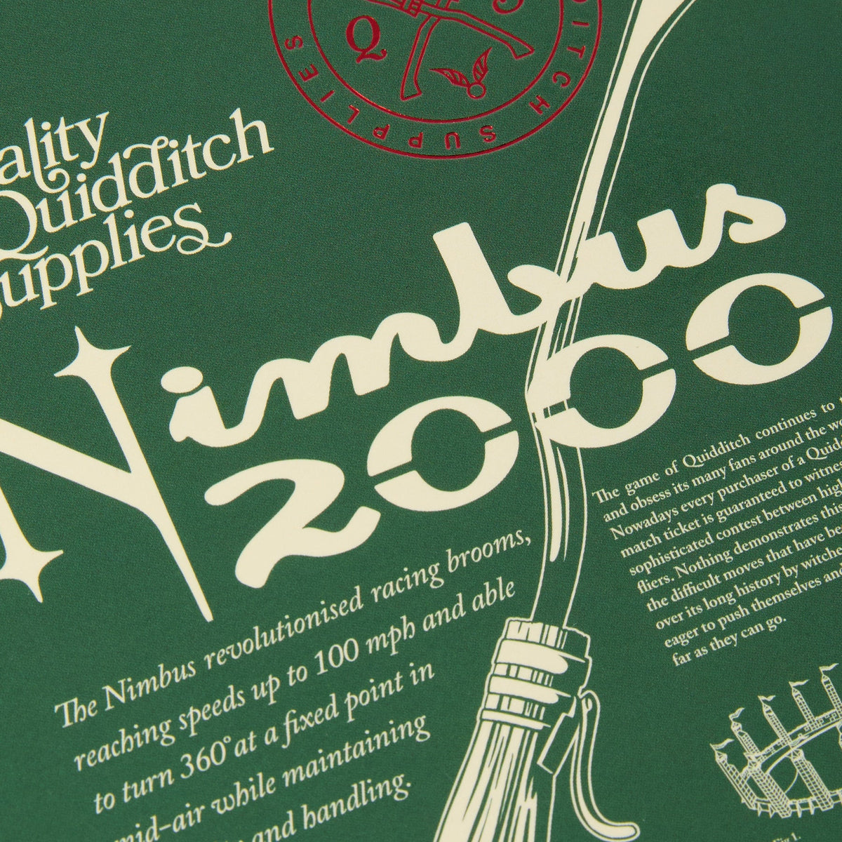 Postal con foil Nimbus 2000