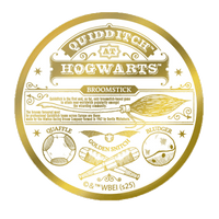 Set completo de pines dorados de Quidditch