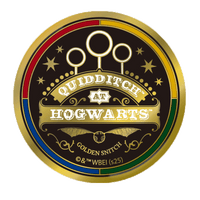 Set completo de pines dorados de Quidditch