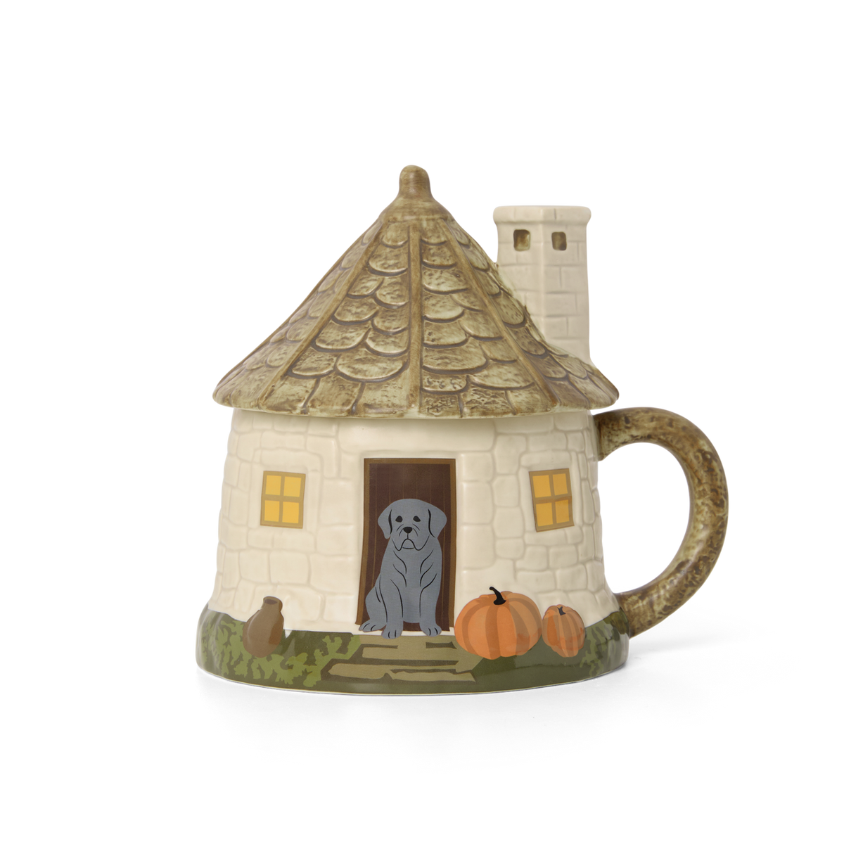 Taza Hagrid's Hut con tapa