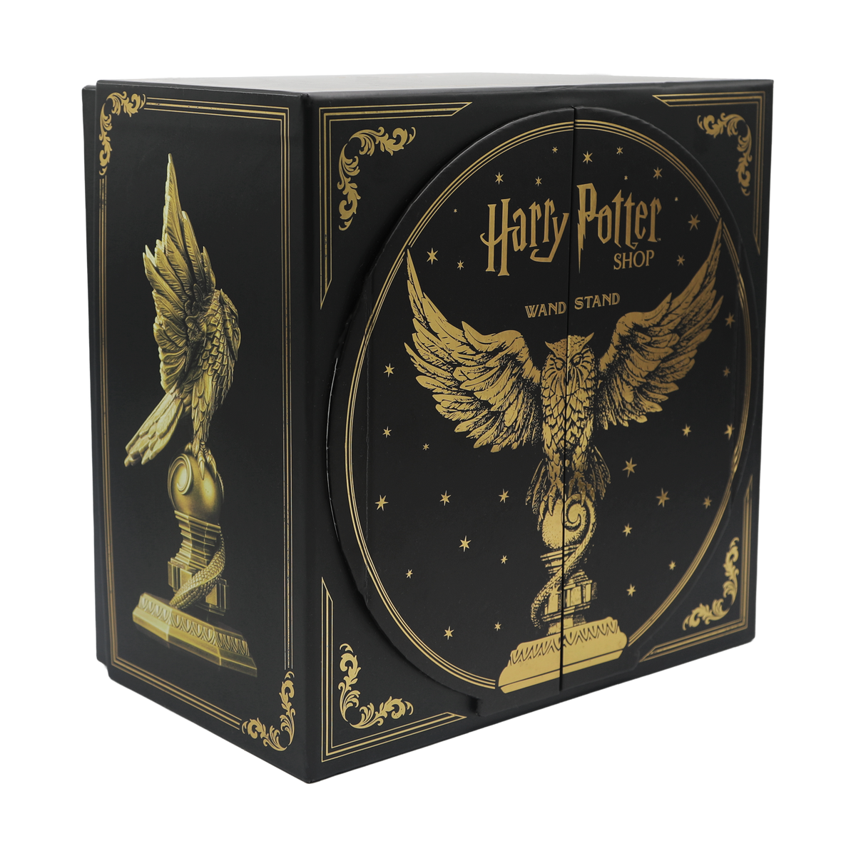 Atril de Dumbledore para varitas con búho