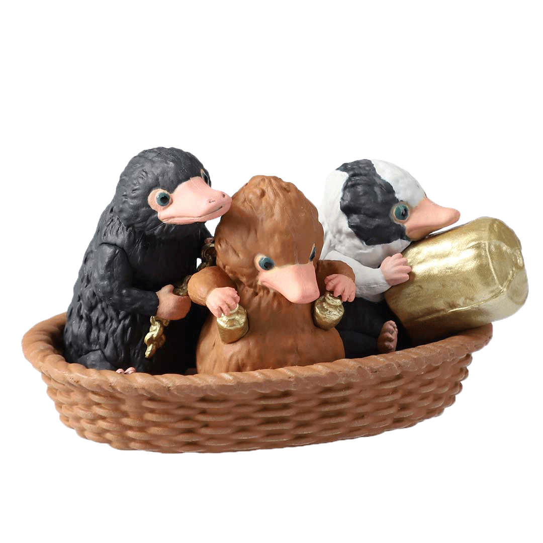 Set completo de figuras Tiny Niffler de Harry Potter