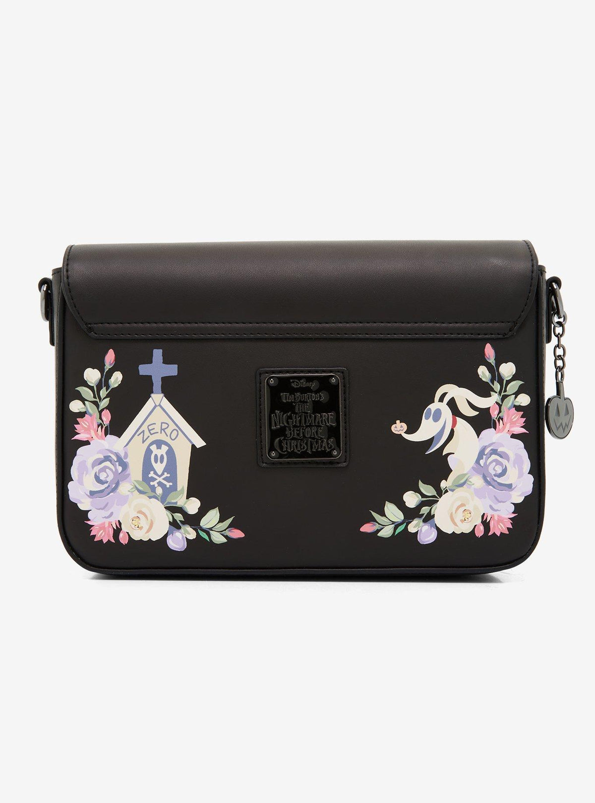 Cartera cruzada floral de Zero - The Nightmare Before Christmas