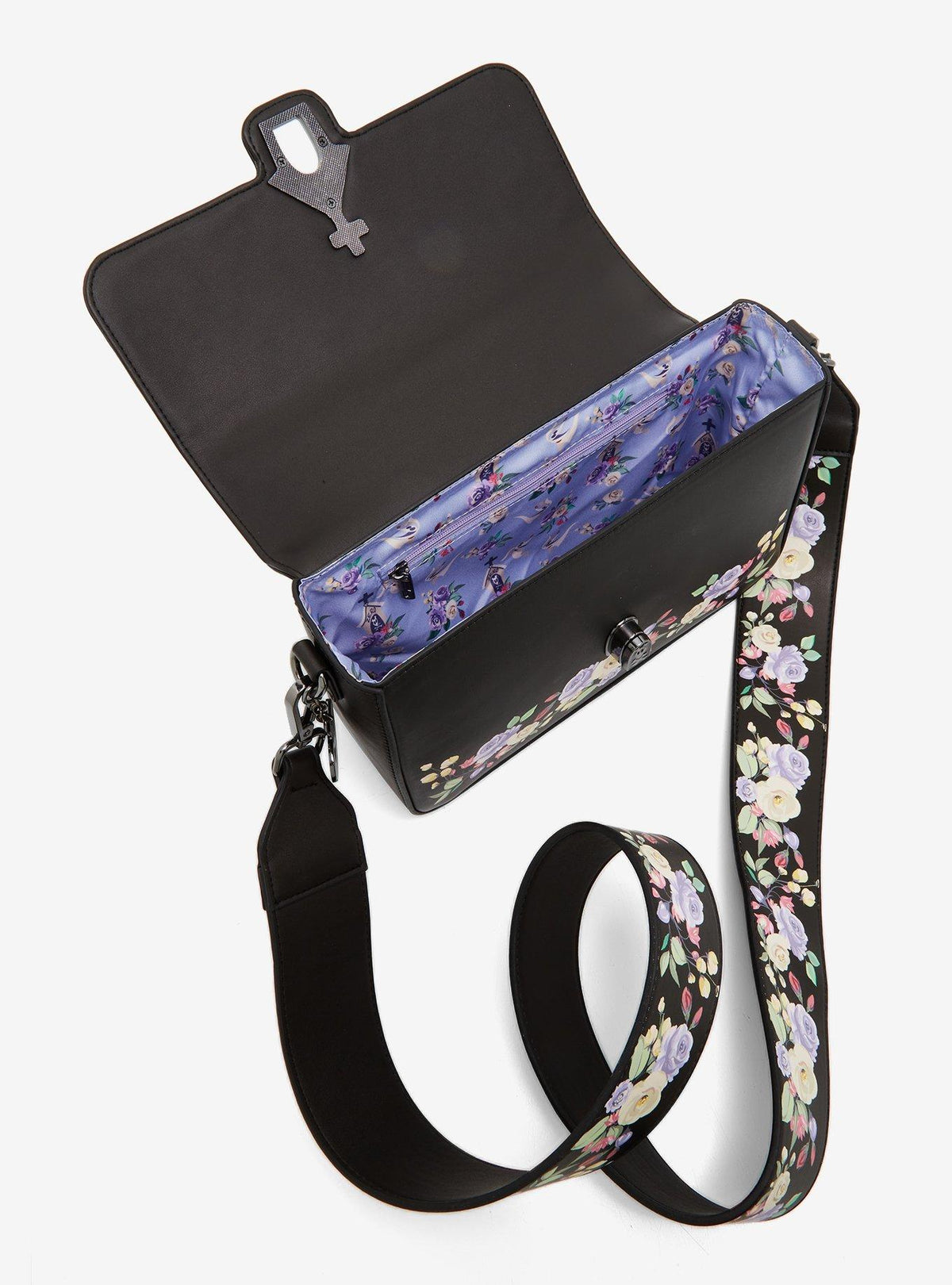 Cartera cruzada floral de Zero - The Nightmare Before Christmas