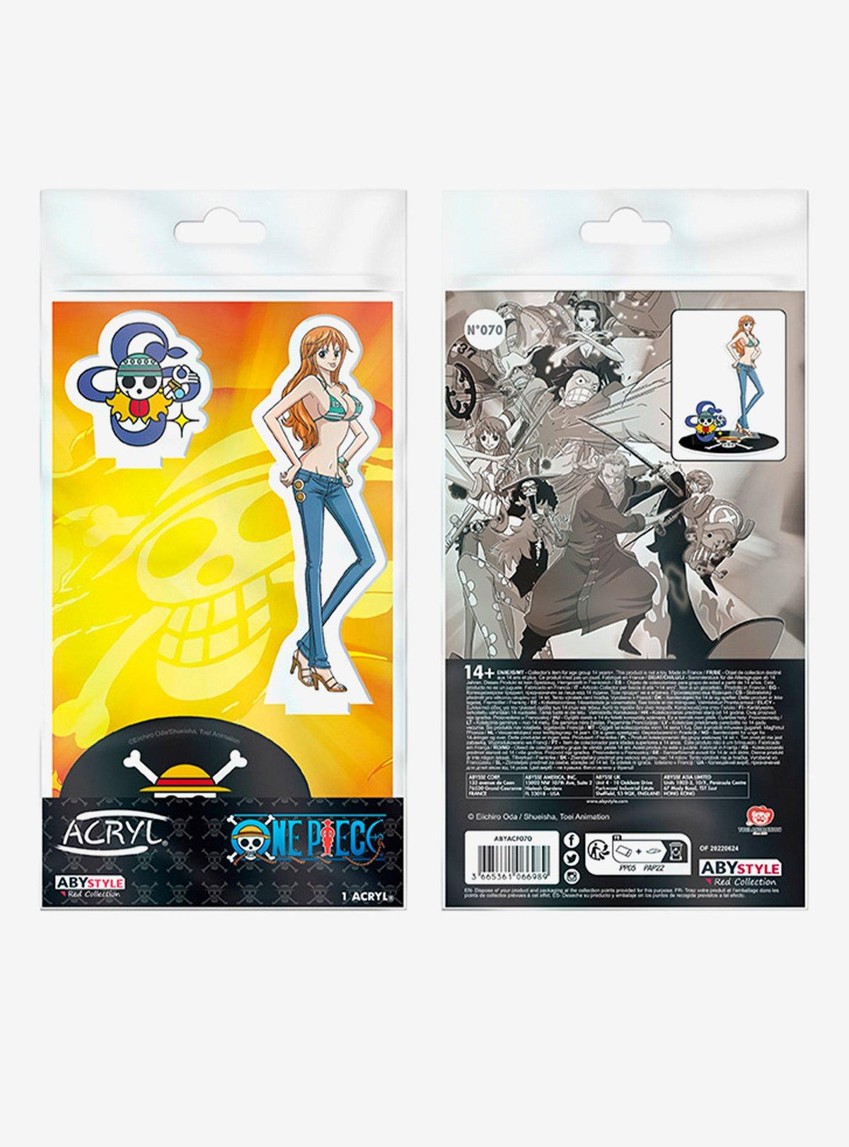 Set de figuras acrílicas de One Piece