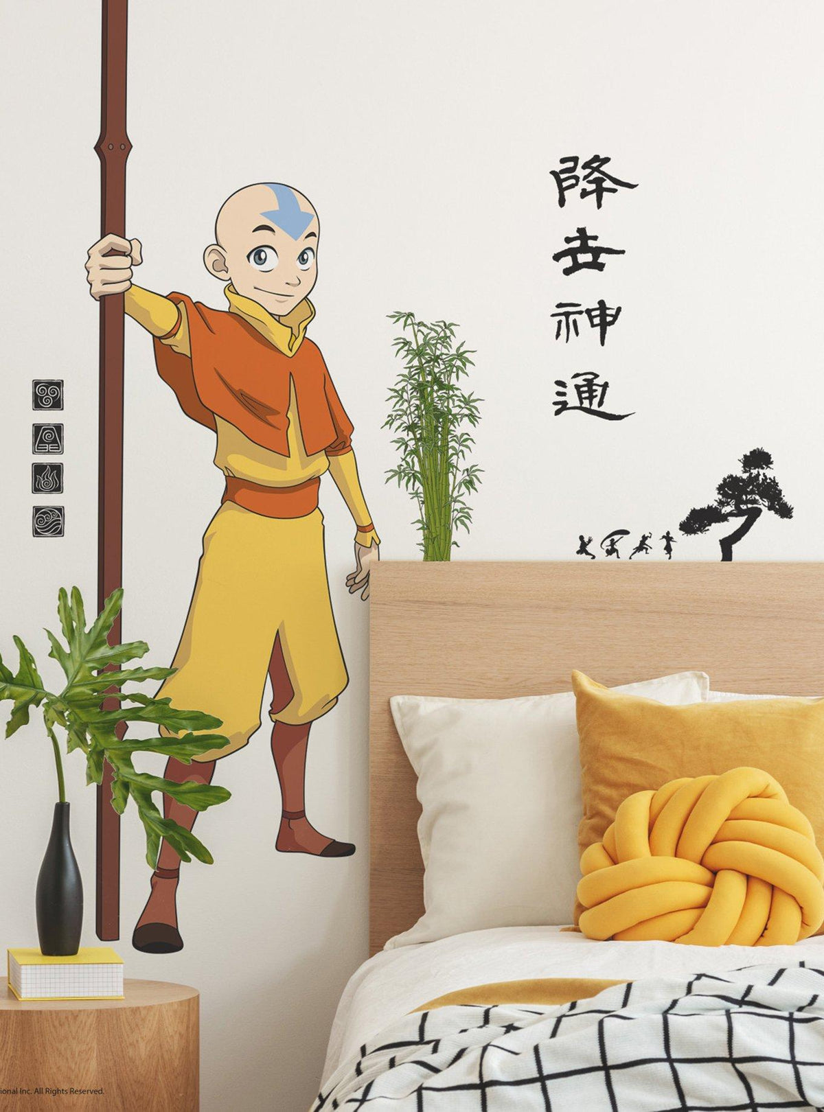 Adhesivos murales gigantes de Aang - Avatar: The Last Airbender