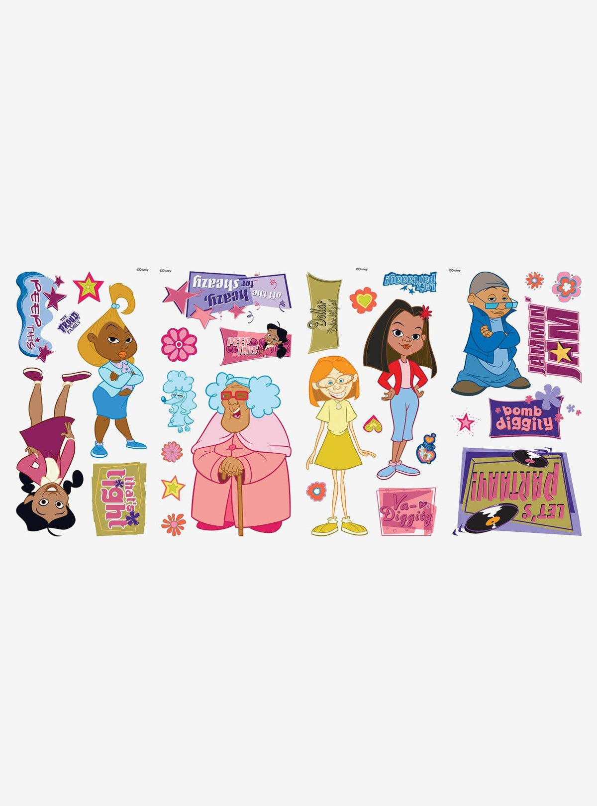 The Proud Family: adhesivos decorativos para muro