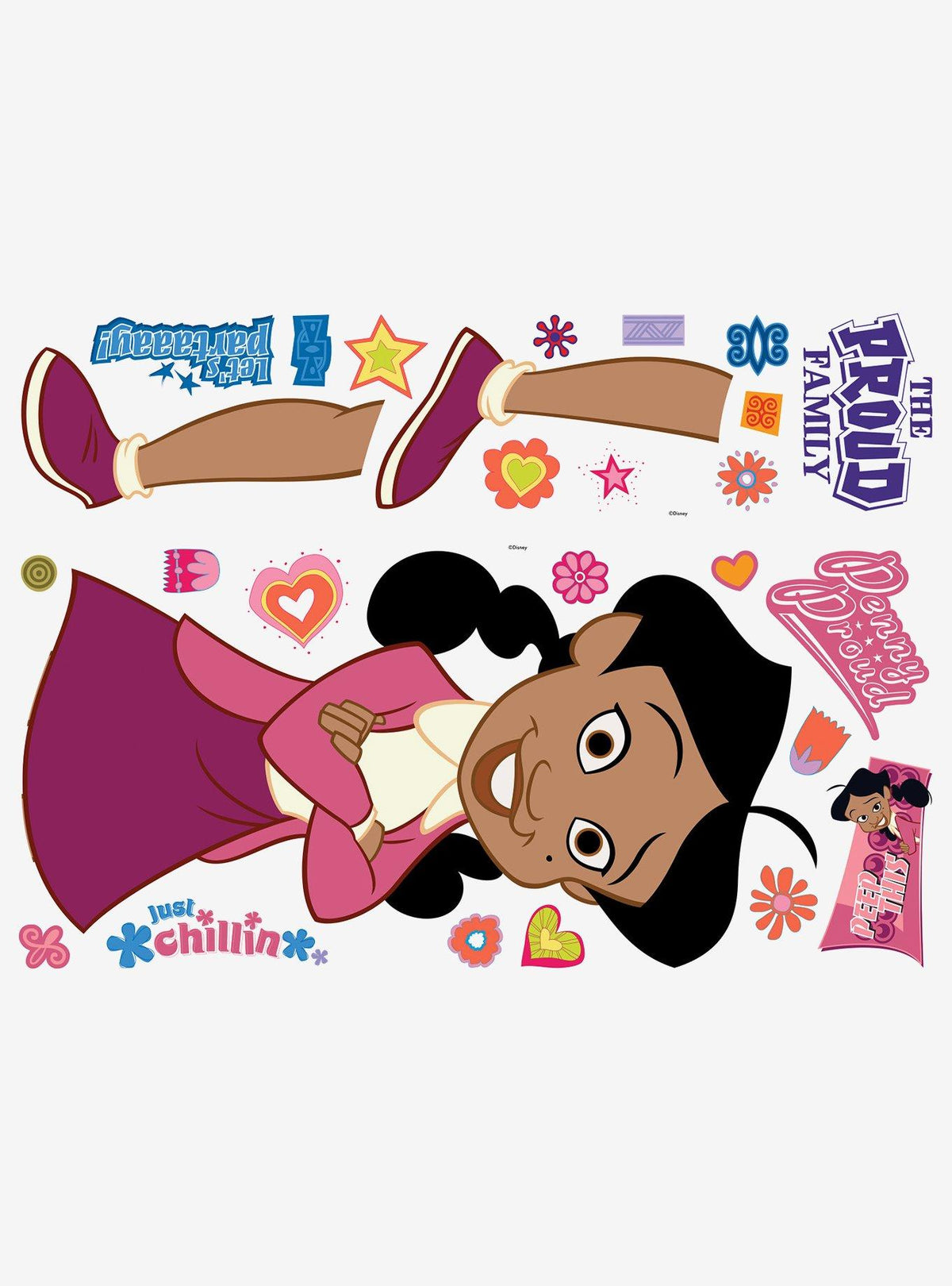 Adhesivos murales gigantes de Penny Proud
