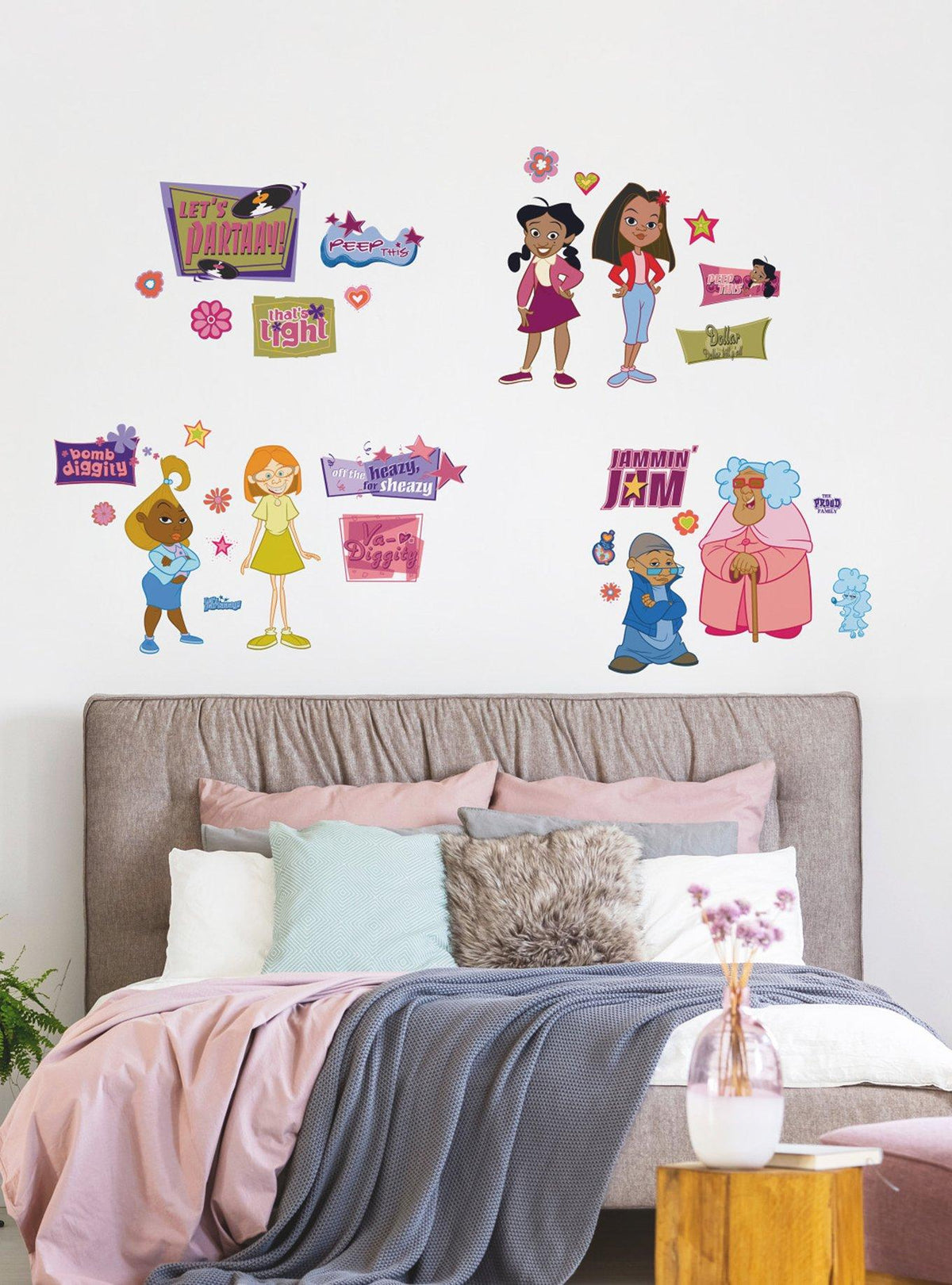 Disney The Proud Family: calcomanías adhesivas para muro