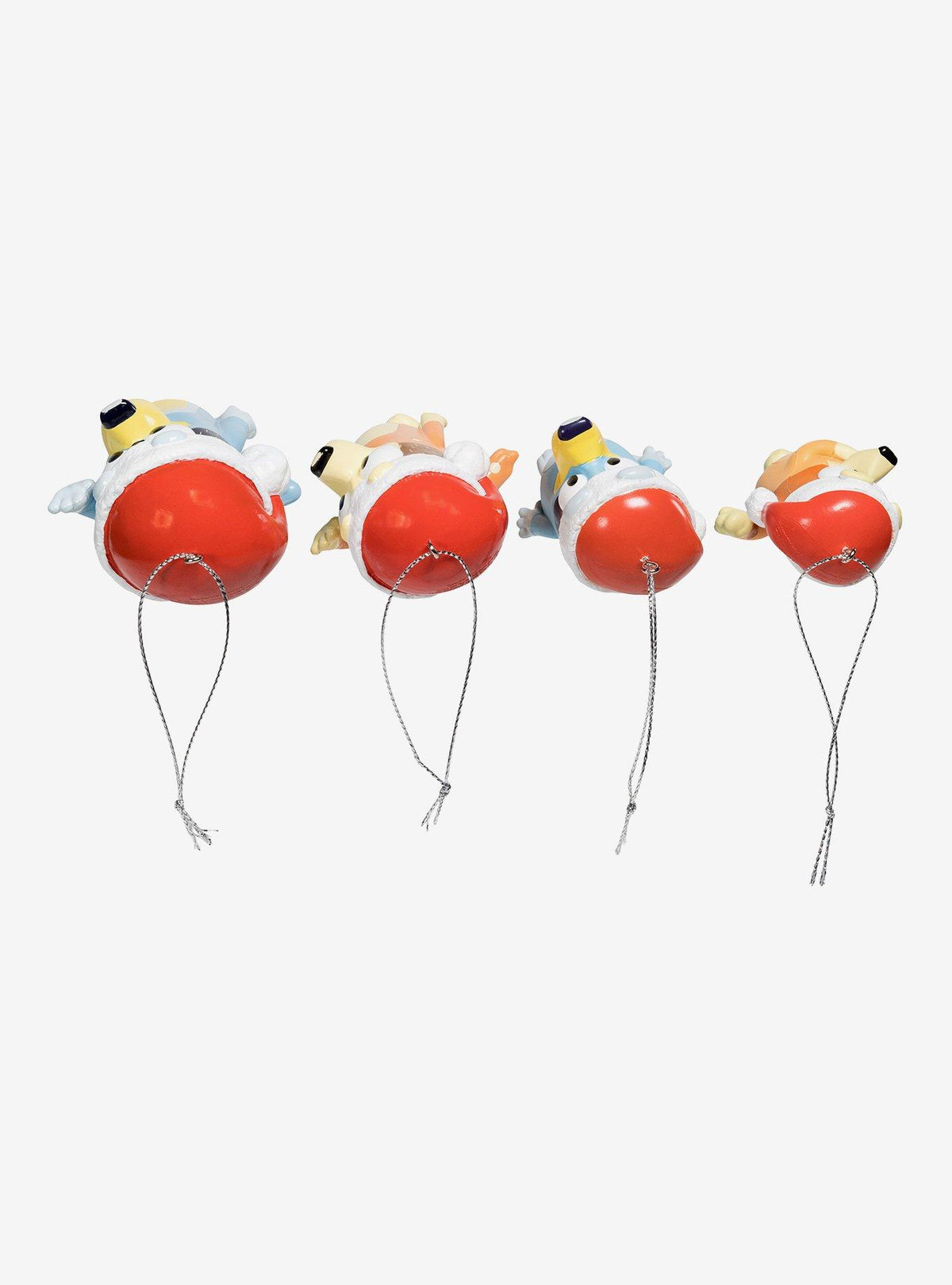 Set de 4 adornos navideños de Bluey y su familia