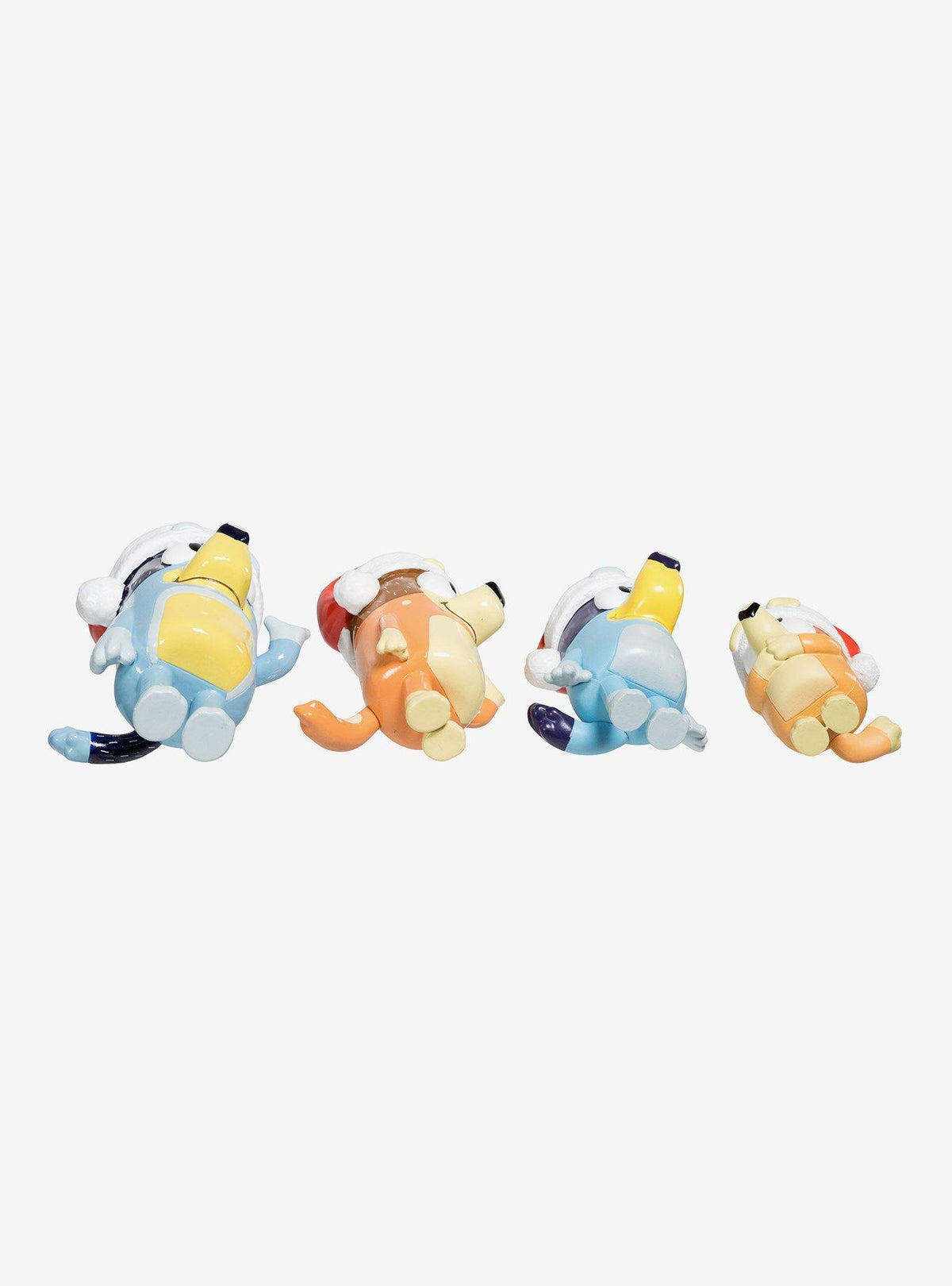 Set de 4 adornos navideños de Bluey y su familia