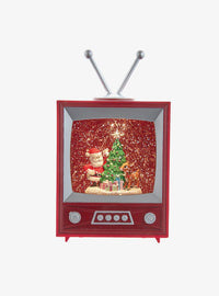 Figura musical de TV de Rudolph y Santa