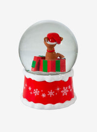 Bola de nieve Rudolph con regalos