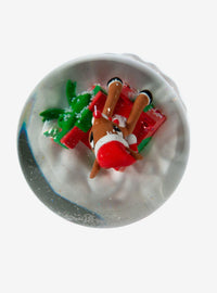 Bola de nieve Rudolph con regalos